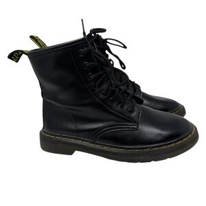 Karardo Black Combat Boots Size 6.5 Korean Size 236 1.5 Y2K Chunky Gothic